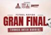 Realizarán gran final del Torneo Interbarrial de Futbol Rápido