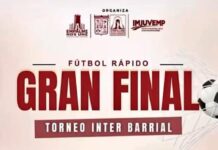 Realizarán gran final del Torneo Interbarrial de Futbol Rápido