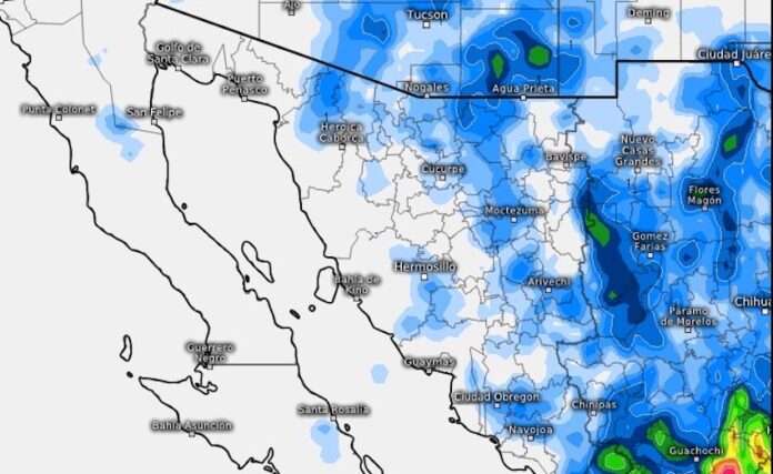 Durante este día se prevé formación de núcleos aislados de tormentas en el norte, este y noroeste de la entidad.