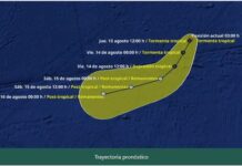 Se forma la tormenta tropical ‘Hernán’ en el Pacífico