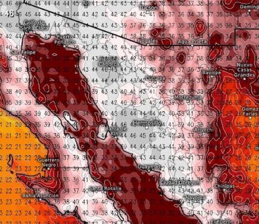 Se espera ambiente extremadamente caluroso en próximos tres días en Sonora