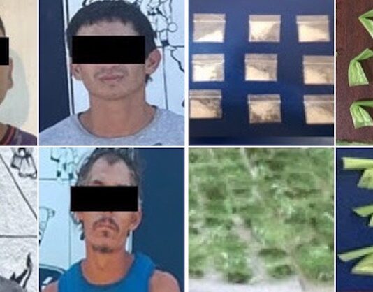 Varios detenidos en distintos municipios, en algunos casos con decomisos de droga