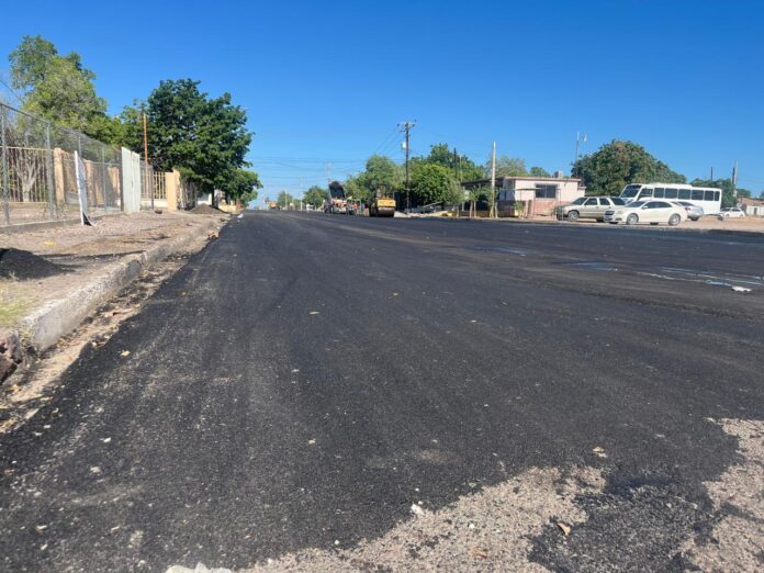 Avanza rehabilitación de avenida y bulevar Héroe de Nacozari; con una inversión superior a los seis millones de pesos.