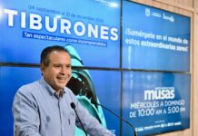 Anuncia Toño Astiazarán exposición internacional TIBURONES en Hermosillo para promover la conservación de la especie