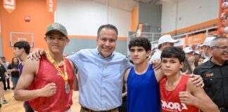Apoya Toño Astiazarán a talentos deportivos con más de un millón de pesos en equipo de entrenamiento
