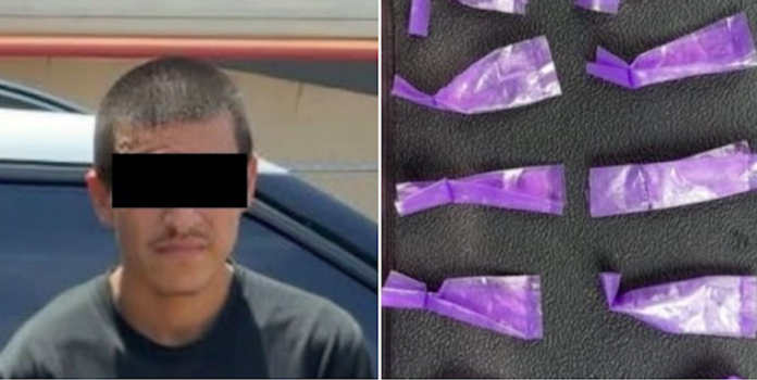 Detienen a joven con droga; se trata de Daniel “N”, de 27 años de edad.