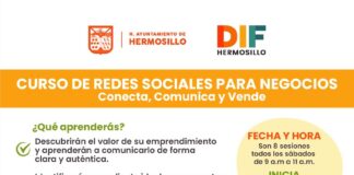 Aprende a manejar redes sociales para negocios con curso de verano de DIF Hermosillo