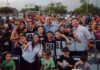 Entregan Toño Astiazarán y Patty Ruibal útiles escolares a 500 niñas y niños en Altares