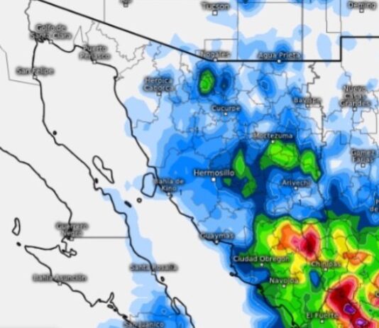 Se mantendrá hoy un ambiente extremadamente caluroso sobre el estado de Sonora