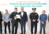 Reconoce Toño Astiazarán preparación de la Policía Municipal con certificación por segunda ocasión de CERTIPOL