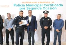 Reconoce Toño Astiazarán preparación de la Policía Municipal con certificación por segunda ocasión de CERTIPOL
