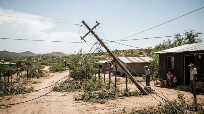Tres comunidades rurales permanecen sin energía eléctrica tras tormenta; , situación que mantiene en preocupación a familias con niños y adultos mayores debido a las altas temperaturas que continúan registrándose en la región.