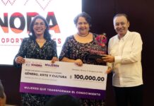 Premia Gobernador Durazo a mujeres investigadoras sonorenses por su aportación a la transformación social