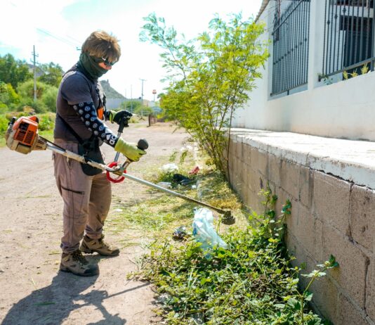 Realiza Ayuntamiento jornada integral de limpieza en el fraccionamiento El Álamo