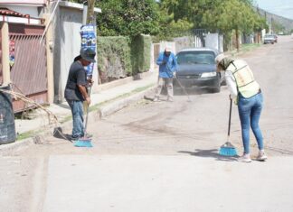 Ayuntamiento inicia jornada de limpieza integral y rehabilitación urbana en la colonia Las Palmas