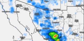 Durante hoy, monzón mexicano continuará generando tormentas