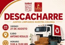 Llevarán jornada de descacharre al ejido Antonio Rosales este viernes
