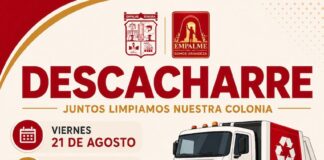 Llevarán jornada de descacharre al ejido Antonio Rosales este viernes
