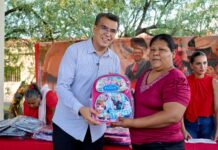 Educación con cercanía: Ramón Flores lleva apoyo escolar a niñas y niños de Estación Oroz