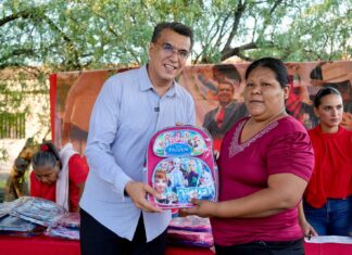 Educación con cercanía: Ramón Flores lleva apoyo escolar a niñas y niños de Estación Oroz