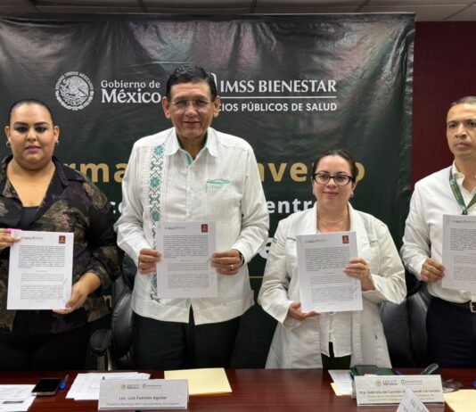 Firman convenio Ayuntamiento de Empalme e IMSS-Bienestar