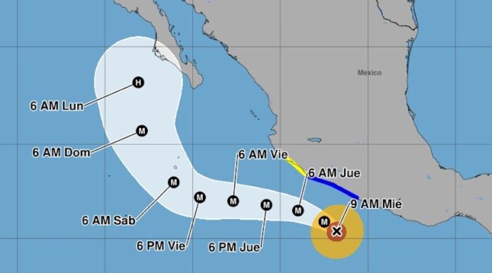 Se mantiene monitoreo y vigilancia sobre el sistema tropical “Polo”; continuarán esta tarde las tormentas ocasionadas por el monzón mexicano, en varias zonas de la entidad.