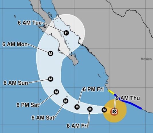 Continuarán las tormentas este día en la entidad