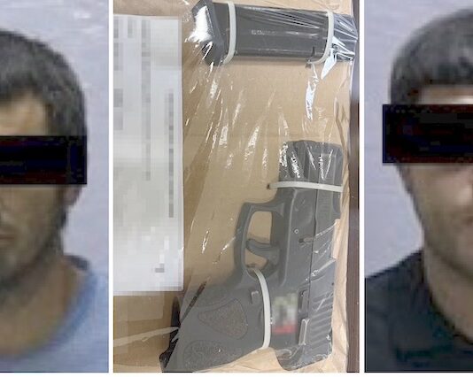 Detienen a dos personas con arma de fuego