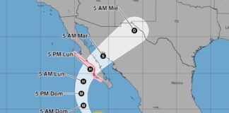 Mantienen Alerta Azul en Sonora por ciclón tropical Polo