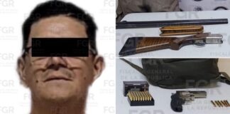 Detenido con armas y cartuchos estará preso poco más de 5 años
