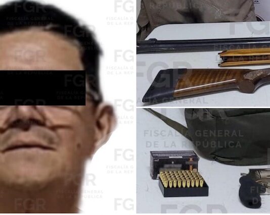 Detenido con armas y cartuchos estará preso poco más de 5 años