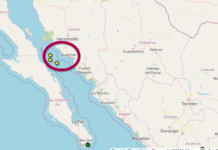 Tres temblores frente a las costas de Guaymas