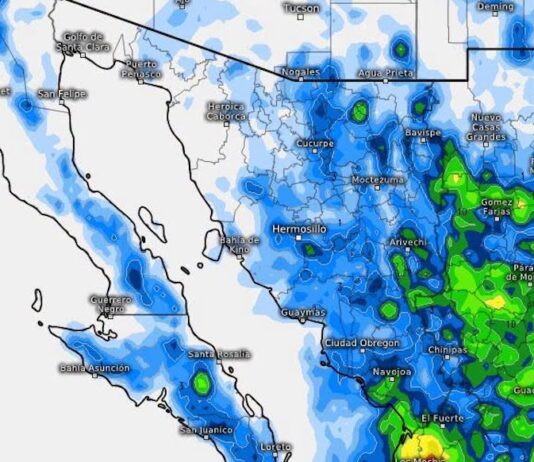 Se prevé la llegada de tormentas en la zona serrana sur