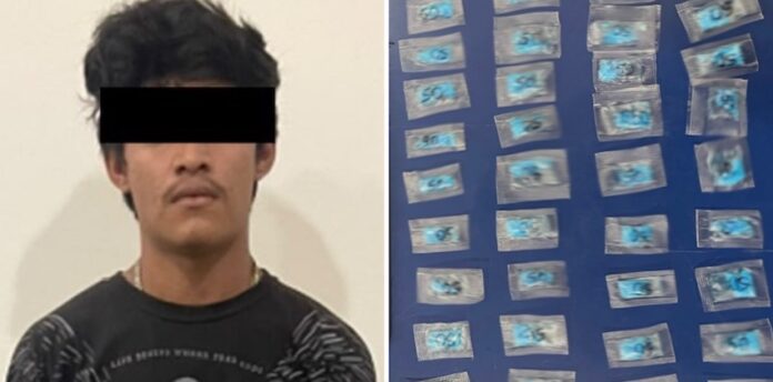 Joven es detenido en posesión de 50 dosis de droga; se trata de quien responde al nombre de José 'N', de 19 años de edad, de la colonia Nueva Palmira.