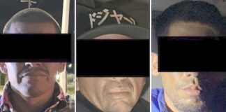 Caen tres sujetos con armas de fuego
