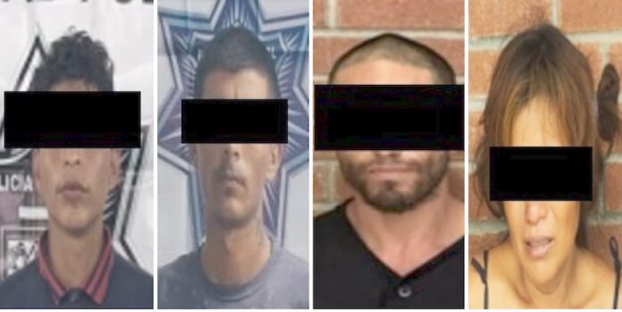 Detienen a cuatro personas y aseguran droga y un arma prohibida; como resultado de los operativos preventivos y de combate al delito.
