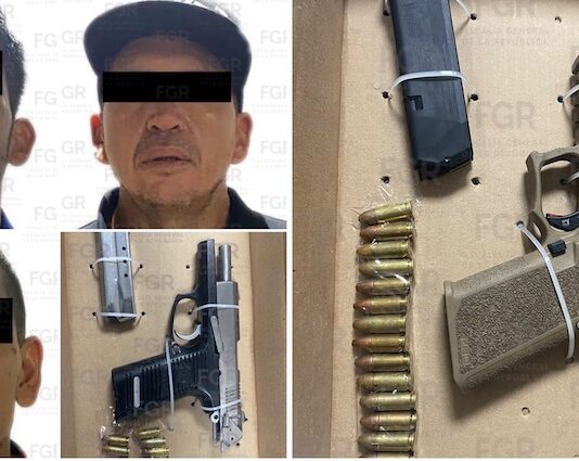 Detenidos con armas de fuego