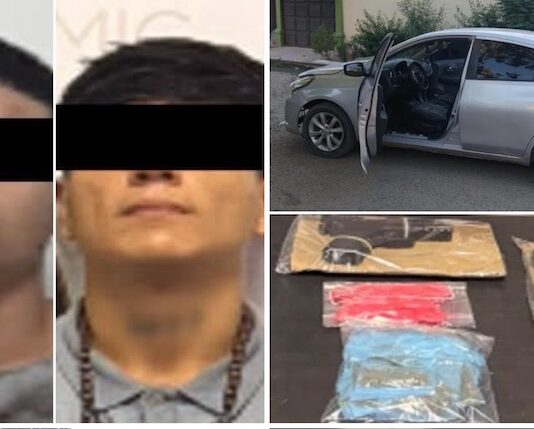 Aseguran armas, narcótico y vehículo robado