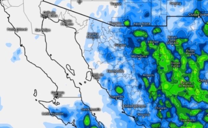 Hoy y el resto de la semana seguirán las fuertes tormentas; principalmente en la región noreste, serrana y sur de la entidad; se prevé un ambiente caluroso con temperaturas máximas de 38 a 41°C.