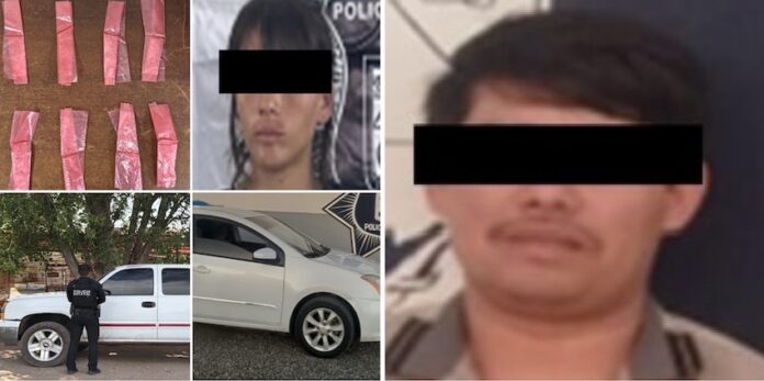 Aseguran droga y recuperan vehículos robados; reportan la detención de una pareja de jóvenes.