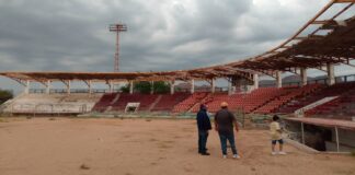 Avanzan trabajos de restauración del estadio ‘Abelardo L. Rodríguez’