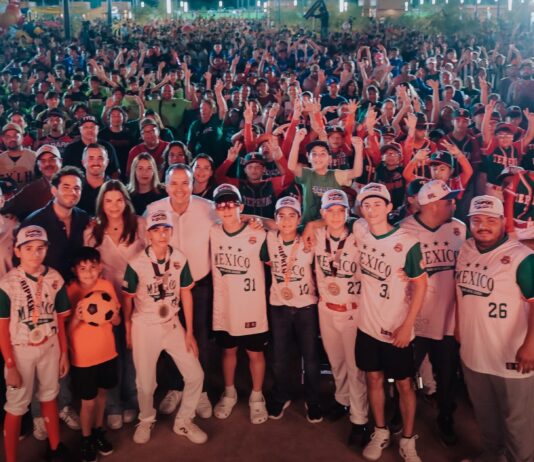 Inaugura Toño Astiazarán nuevo Cárcamo H junto a familias y deportistas