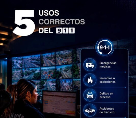 Promueven uso responsable de la línea de emergencias 9-1-1