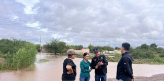 Atiende Gobierno Municipal de Hermosillo afectaciones por lluvias en Miguel Alemán