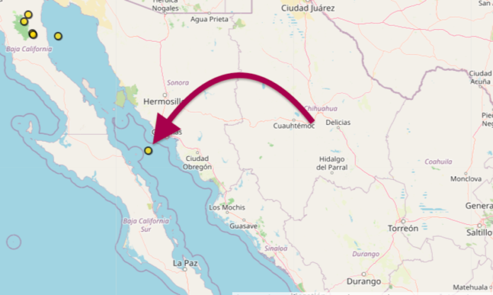 ¡Tembló en Guaymas!; informa el Servicio Sismológico Nacional.