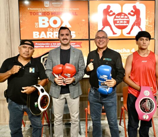 Convocan a inscribirse al Torneo Municipal de Box de los Barrios en Hermosillo