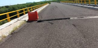 Advierten por deterioro y riesgo en puente San Marcial del Valle de Guaymas