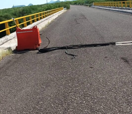 Advierten por deterioro y riesgo en puente San Marcial del Valle de Guaymas