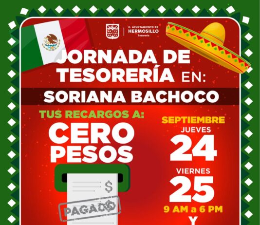 Invitan a aprovechar Jornada de Tesorería con recargos a Cero Pesos