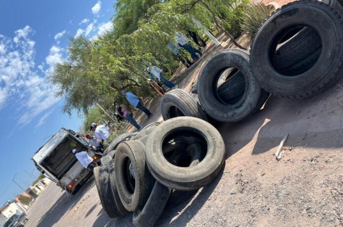 Retira Servicios Públicos más de 930 toneladas de residuos y 890 llantas en Hermosillo; la Dirección de Servicios Públicos Municipales logró el acopio de 935 toneladas de basura y 899 neumáticos fuera de uso en cinco puntos de transferencia.